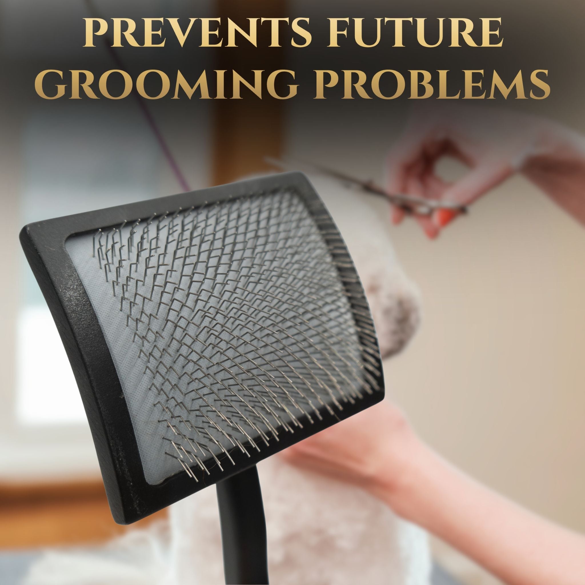 Dog Slicker Brush – Comfort Glide Pins for All Coat Types | Wasatch Pup