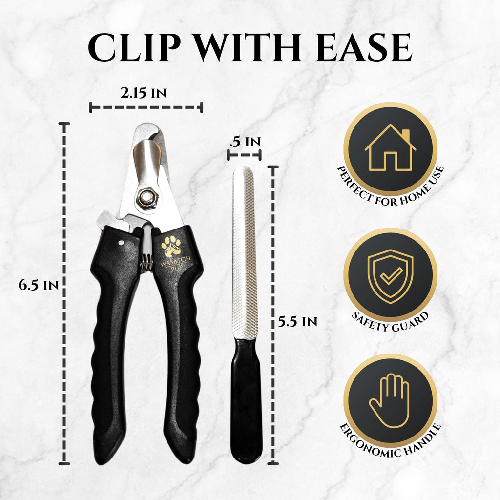 Everyday Pro Dog Nail Clippers with Safety Guard | Wasatch Pup