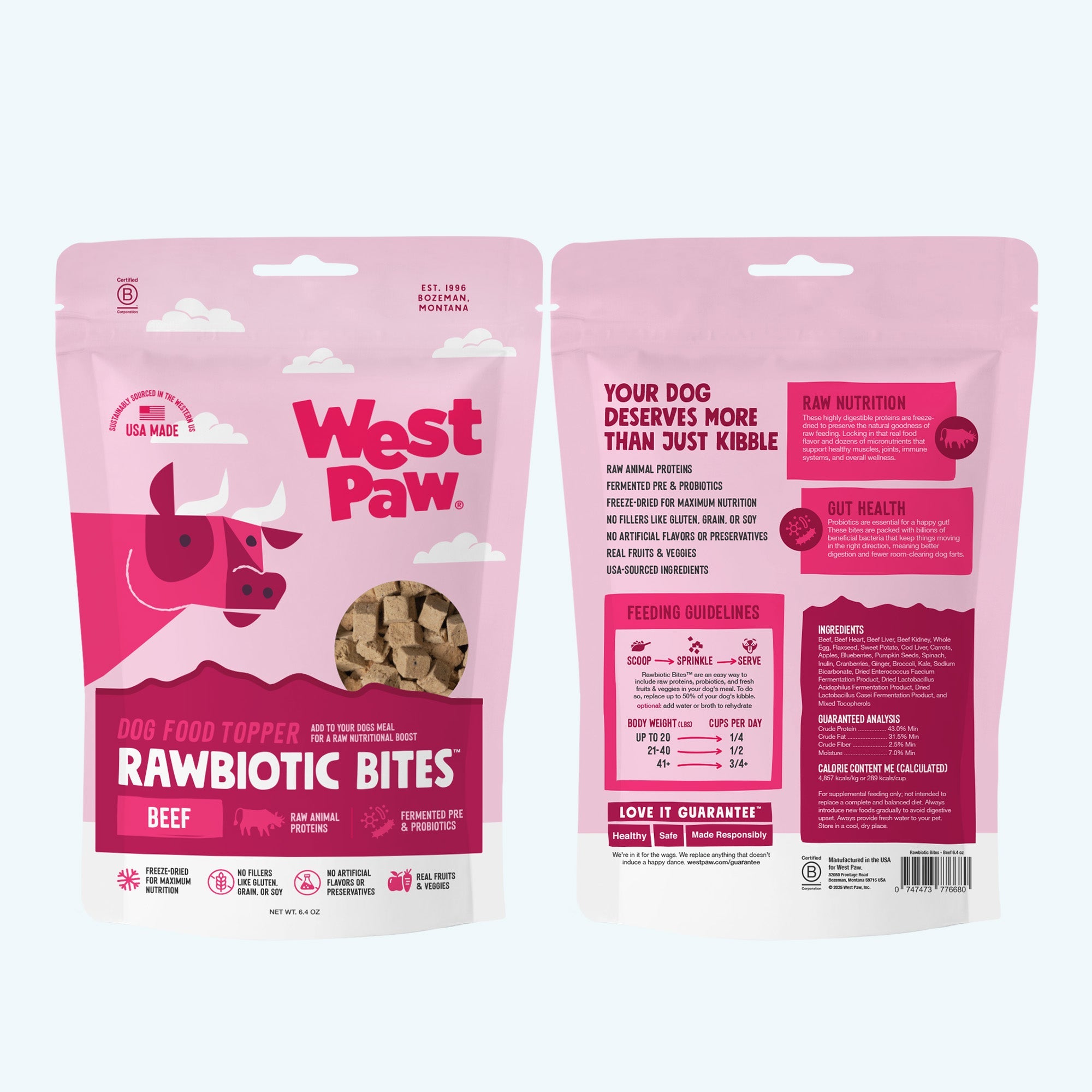 West Paw Beef Dog Food Topper