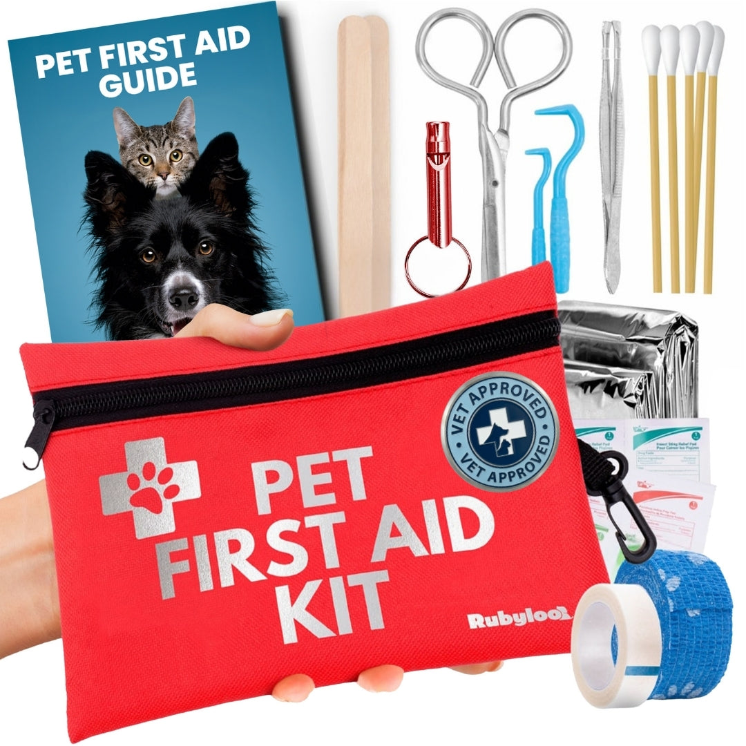 Pet First Aid Kit for Dogs & Cats – Vet-Approved Essentials | Rubyloo