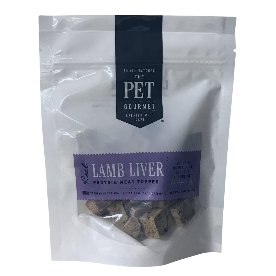 Freeze Dried Lamb Liver Dog Treat | The Pet Gourmet