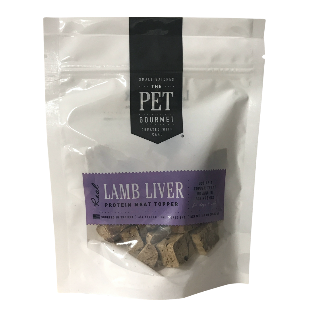 Freeze Dried Lamb Liver Dog Treat | The Pet Gourmet