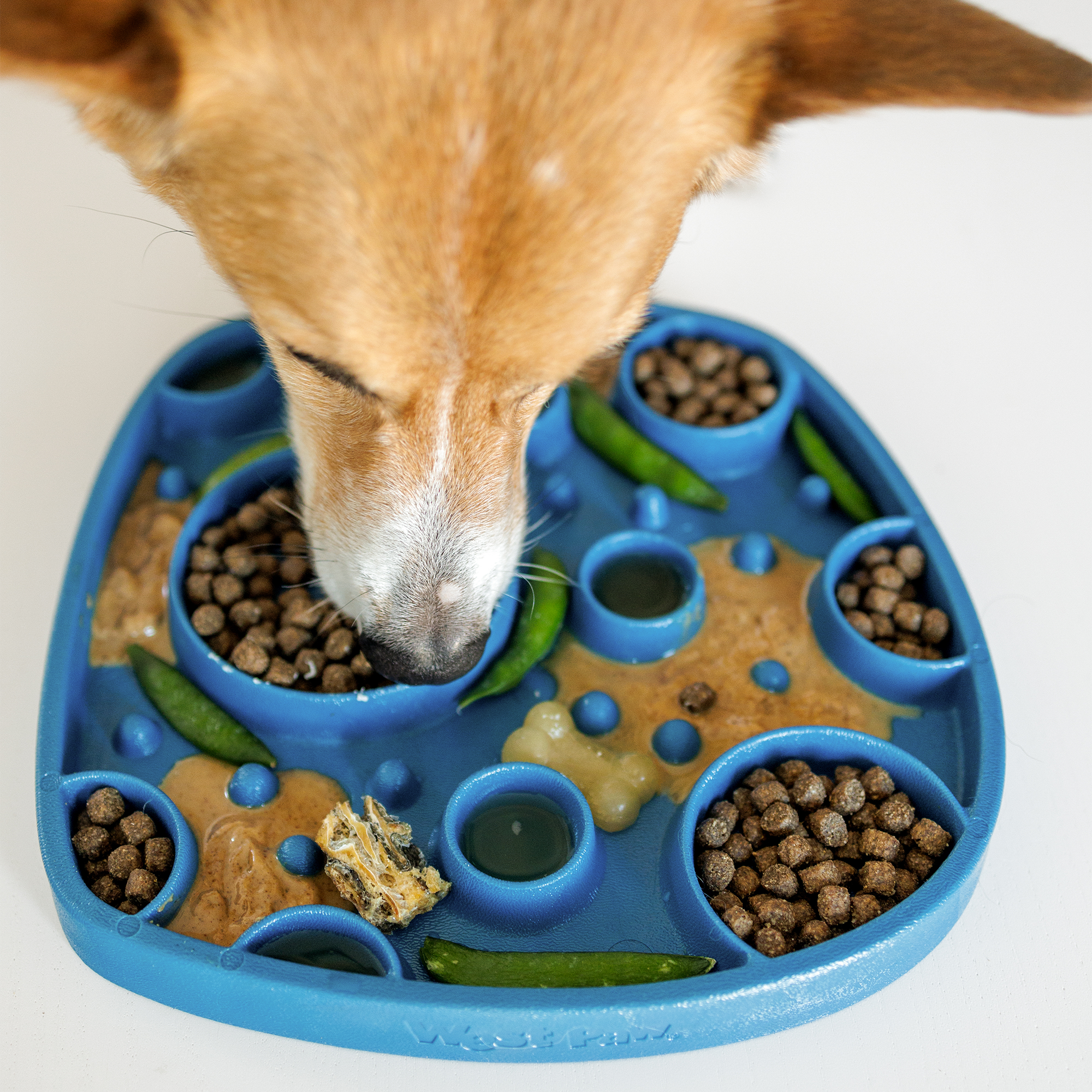 West Paw Bubbles Feast Mat – Slow Feeder Lick Mat for Dogs