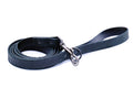 Celtic Sport Midnight Black Leather Dog Leash | Euro-Dog