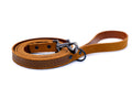 Celtic Sport Earth Brown Leather Dog Leash | Euro-Dog