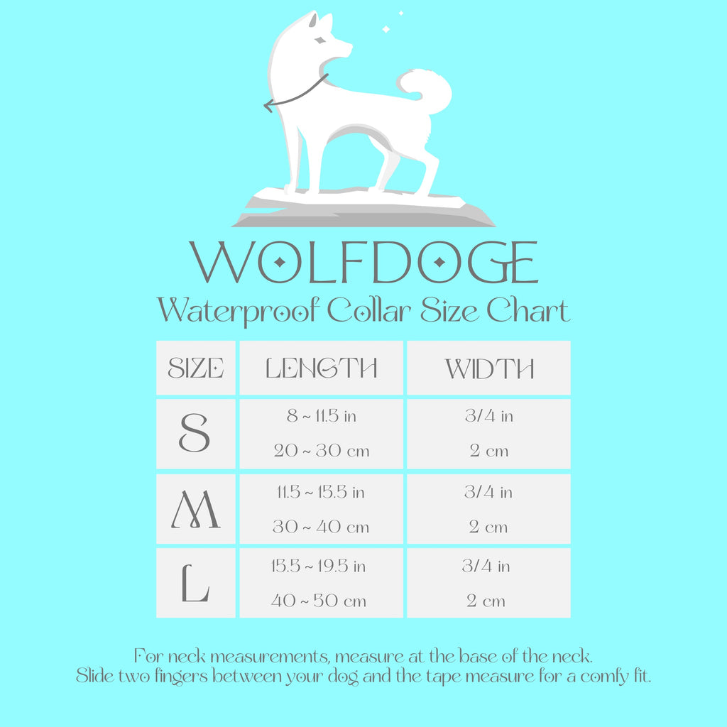 Wolfdoge Waterproof Dog Collar – Stylish, Durable & Easy?Clean – Collars | Doggo Dream Shop