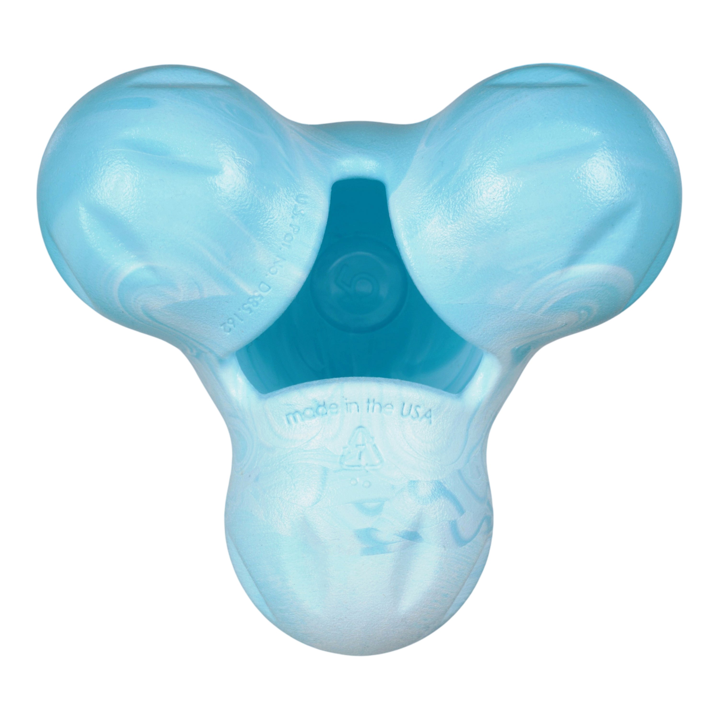 West Paw Tux Treat Dispensing Chew Toy – Aqua Swirl