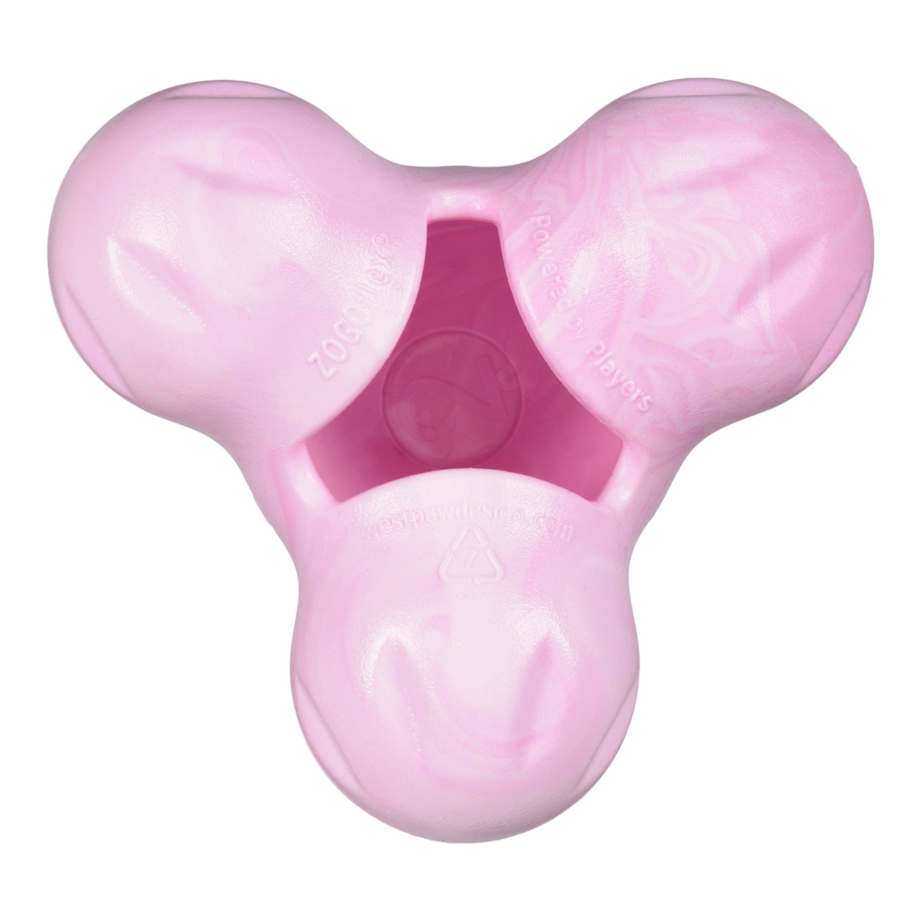 West Paw Tux Treat Dispensing Chew Toy – Bubblegum Swirl
