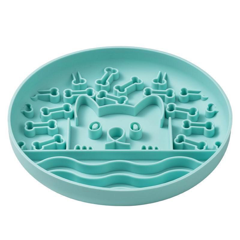 Silicone Slow Feeder Lick Mat – Suction Cup Non-Slip Enrichment Mat | Milou & Lumi