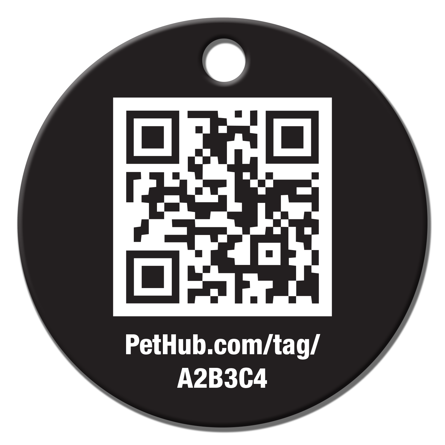 PetHub QR Pet ID Tag – Classic Aluminum – Digital Pet ID Tag | Doggo Dream Shop