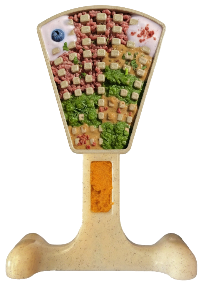 Waffle Tower Nylon Chew & Enrichment Toy for Aggressive Chewers | USA Made