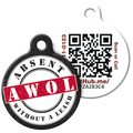 PetHub QR Pet ID Tag – Absent Without a Leash (AWOL) – Digital Pet ID Tag | Doggo Dream Shop