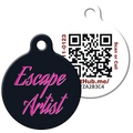 PetHub QR Pet ID Tag – Escape Artist – Pet ID Tag | Doggo Dream Shop