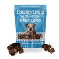 Country Living Beef Lung Slices Dog Treats – 8oz Bag – All-Natural, Single-Ingredient, High-Protein, Grain-Free