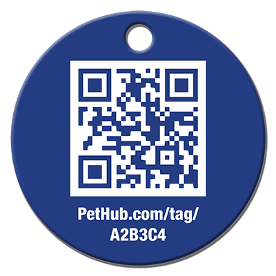 PetHub QR Pet ID Tag – Classic Aluminum – Digital Pet ID Tag | Doggo Dream Shop
