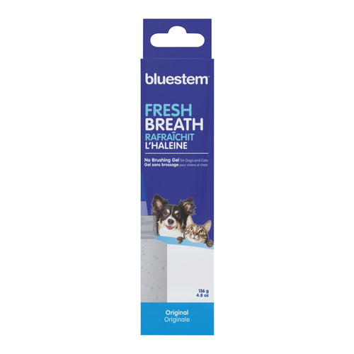 Bluestem Coactiv+ No-Brush Dental Gel for dogs and cats — 2.4 oz bottle, Original and Chicken flavors