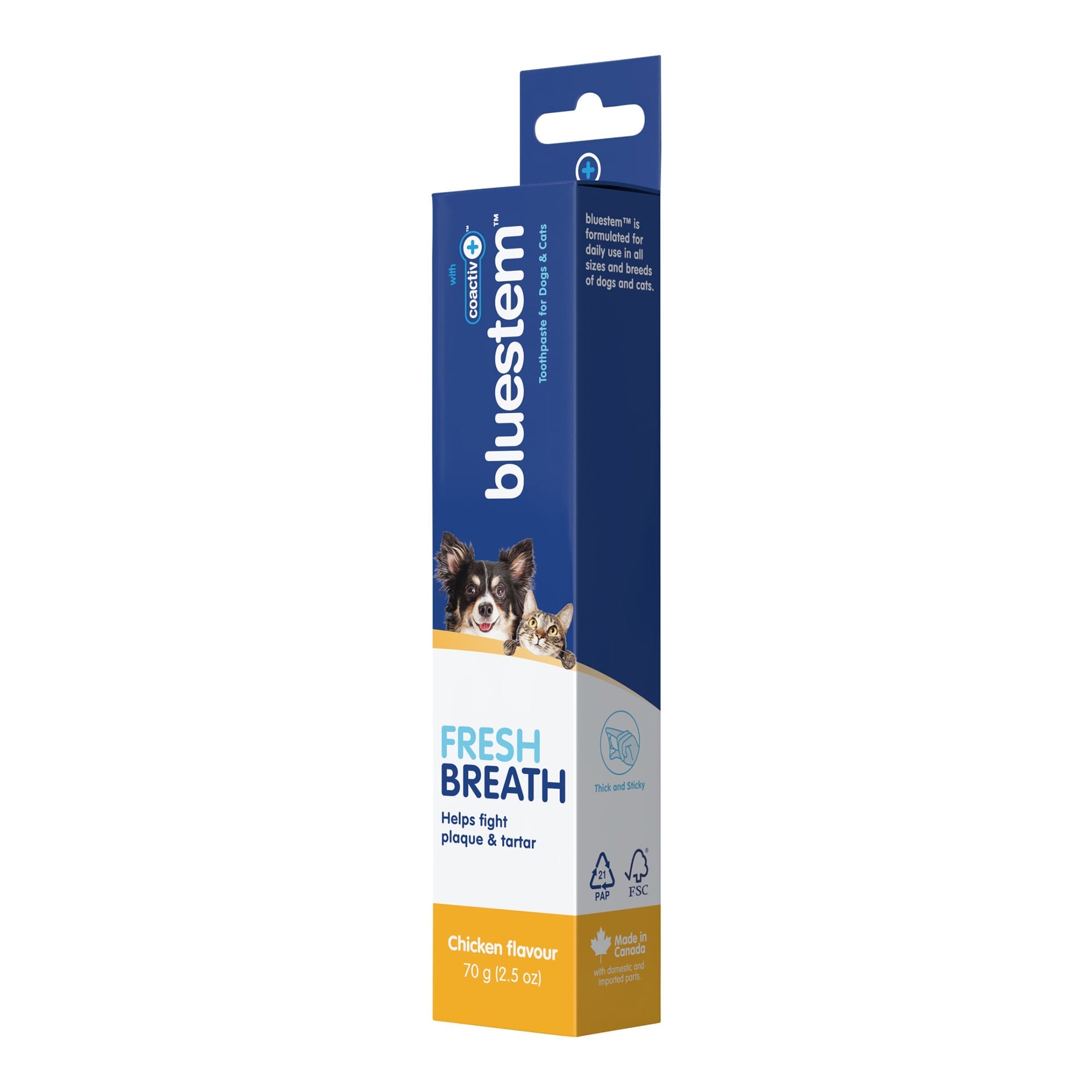 Bluestem Coactiv+ Dog & Cat Toothpaste — Chicken Flavor, 2.5 oz
