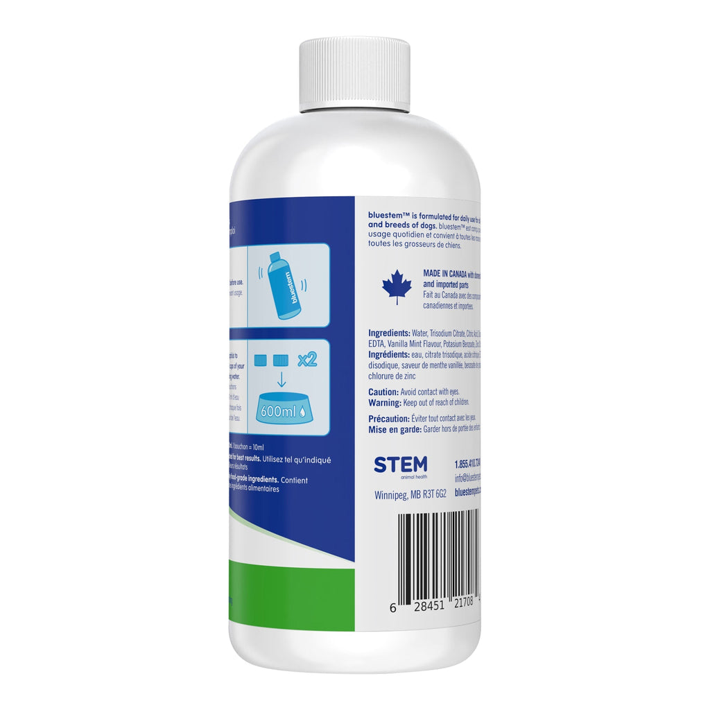 Bluestem Oral Care Water Additive for Dogs — Vanilla-Mint, 17 fl oz