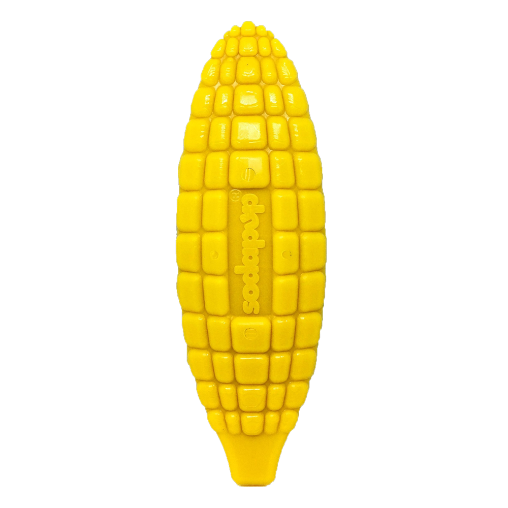 Corn on the Cob Nylon Dog Toy for Aggressive Chewers | USA Made | SodaPup