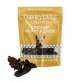 Country Living Dehydrated Chicken Hearts & Livers Dog Treats – 9oz Bag – All-Natural, Single-Ingredient, Grain-Free