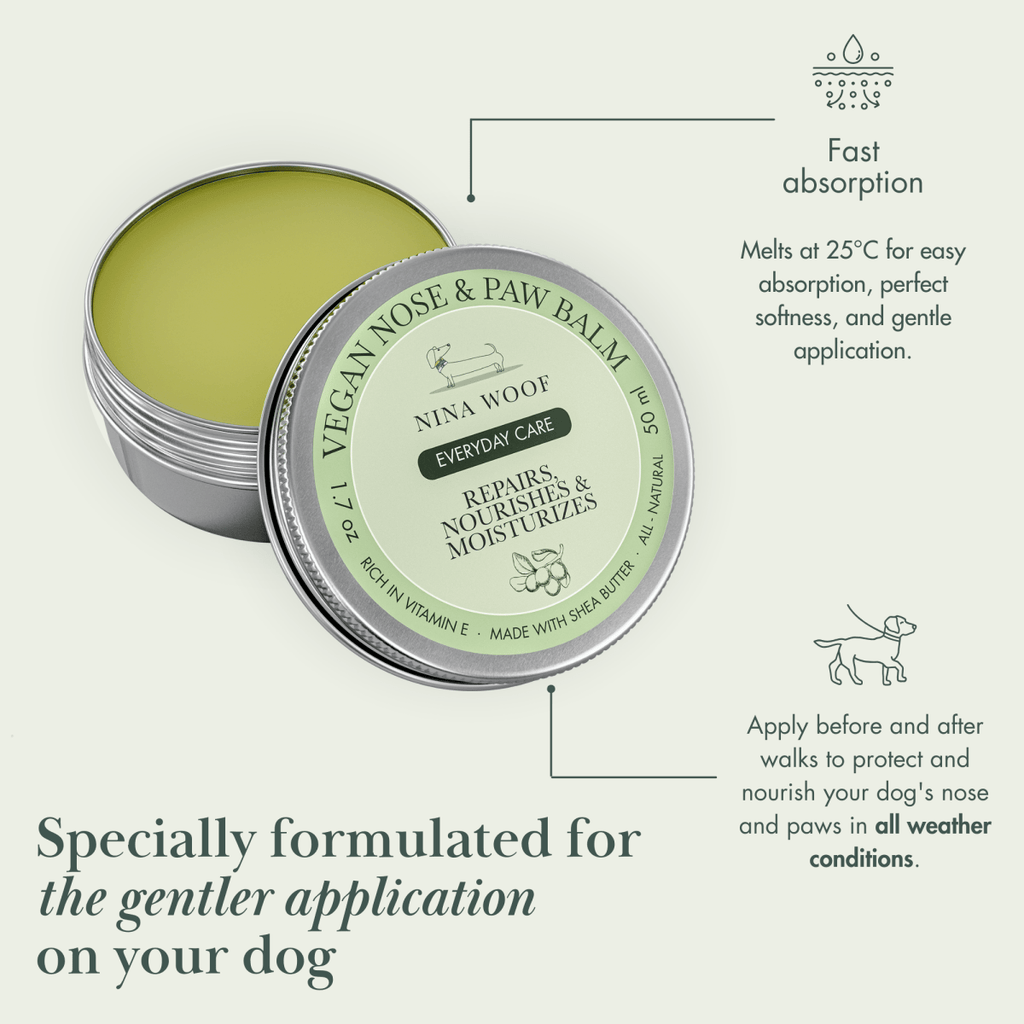 Dog Vegan Nose & Paw Balm | Nina Woof