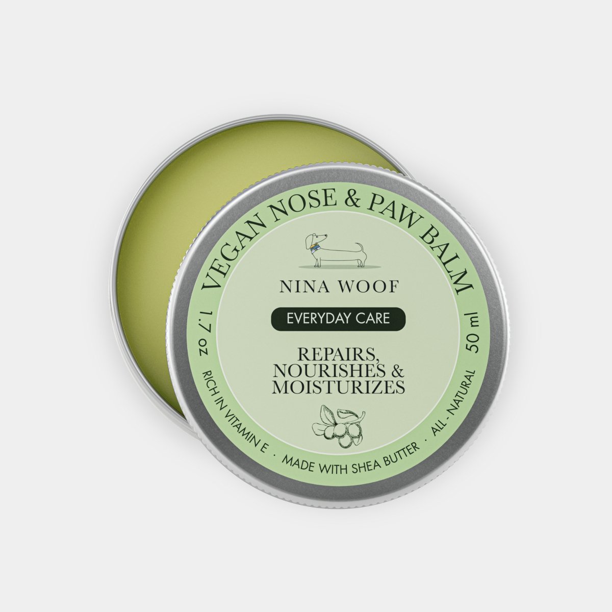 Dog Vegan Nose & Paw Balm | Nina Woof