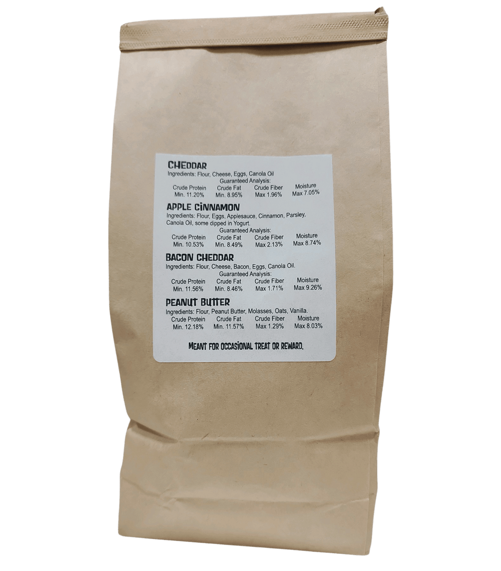 Party Bag Treat Blend | 1lb Homemade Dog Treats | Doodle Doo Bakery