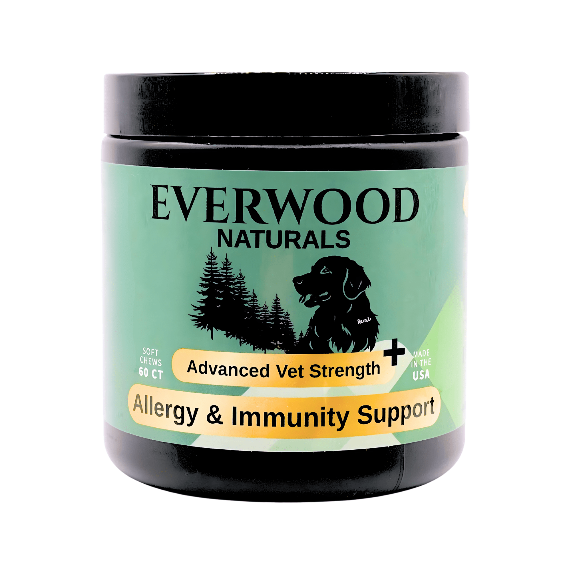 Advanced Vet Strength Allergy & Immunity Dog Supplement Chews | Everwood Naturals