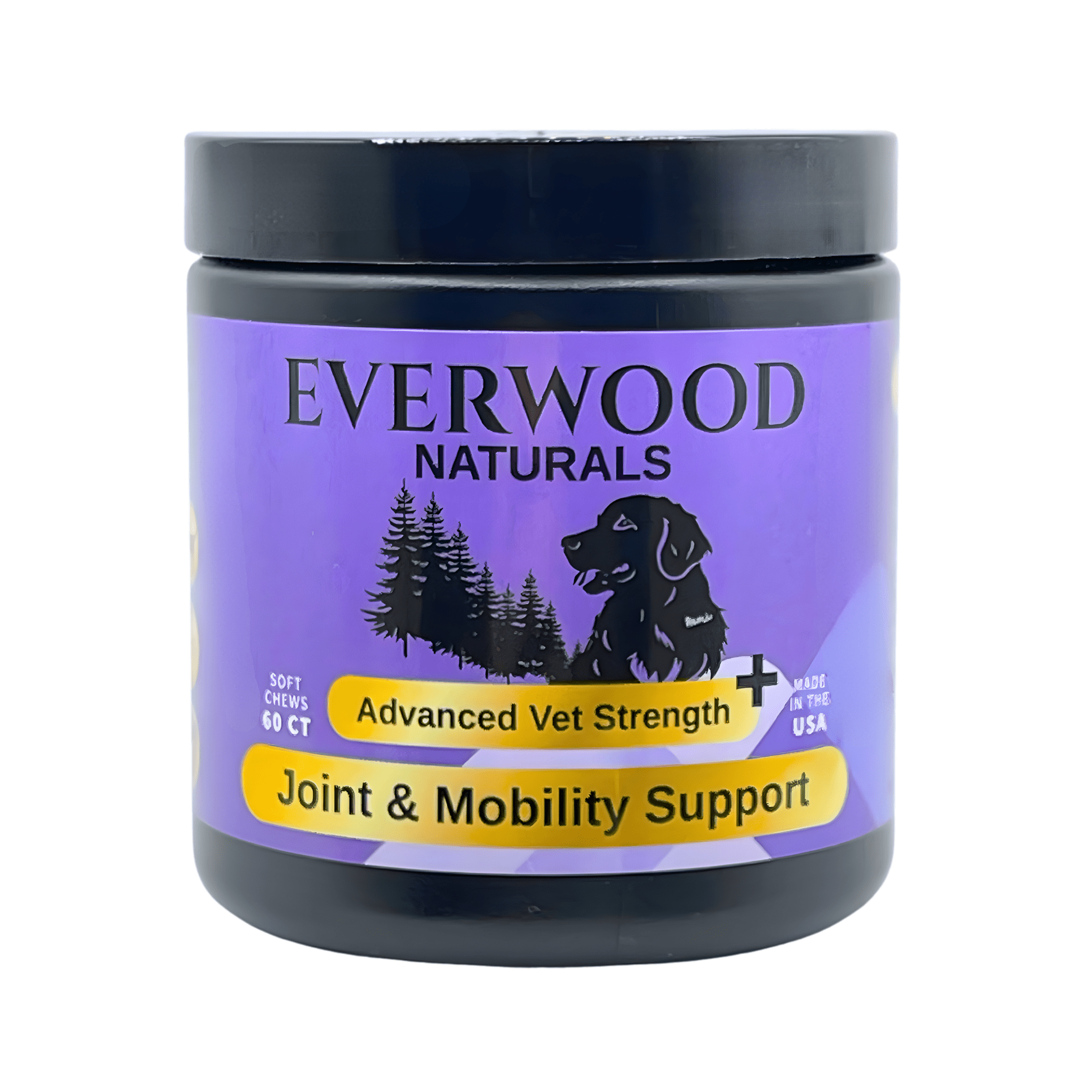 Advanced Vet Strength Joint & Mobility Dog Supplement Chews | Everwood Naturals