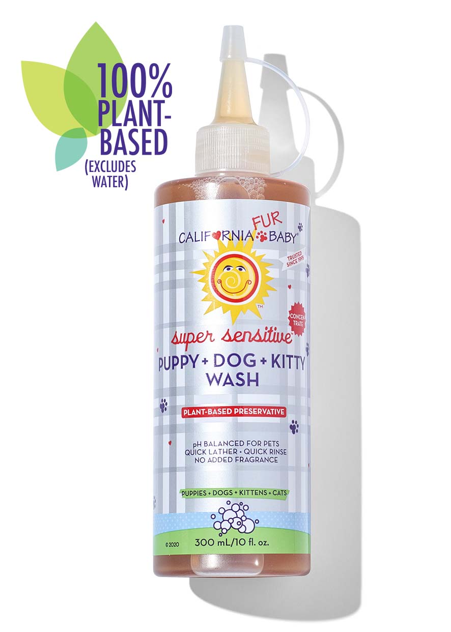 Super Sensitive Puppy & Dog Wash – No Fragrance, pH Balanced | California Baby