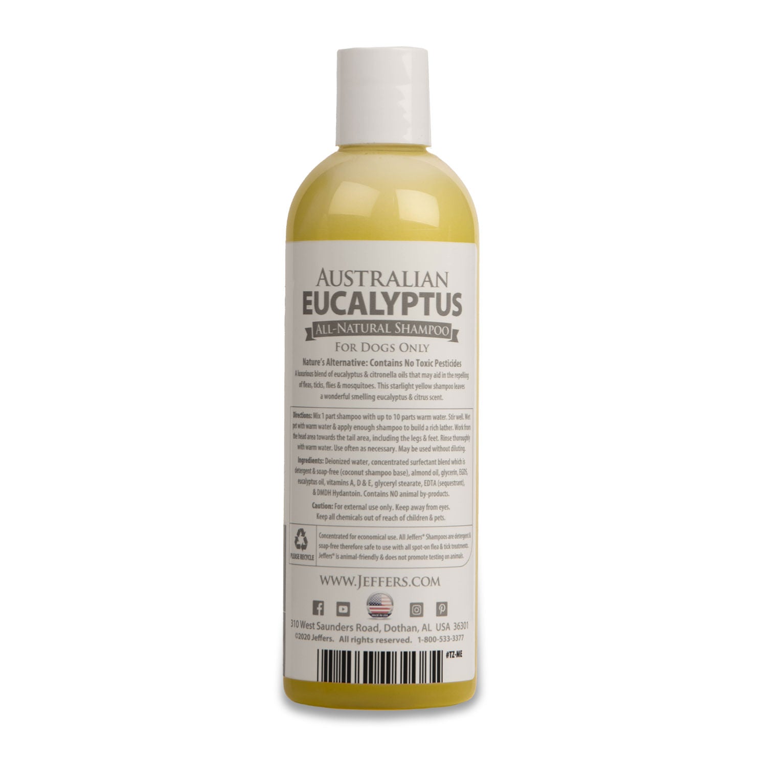 Australian Eucalyptus Natural Flea & Tick Repelling Dog Shampoo