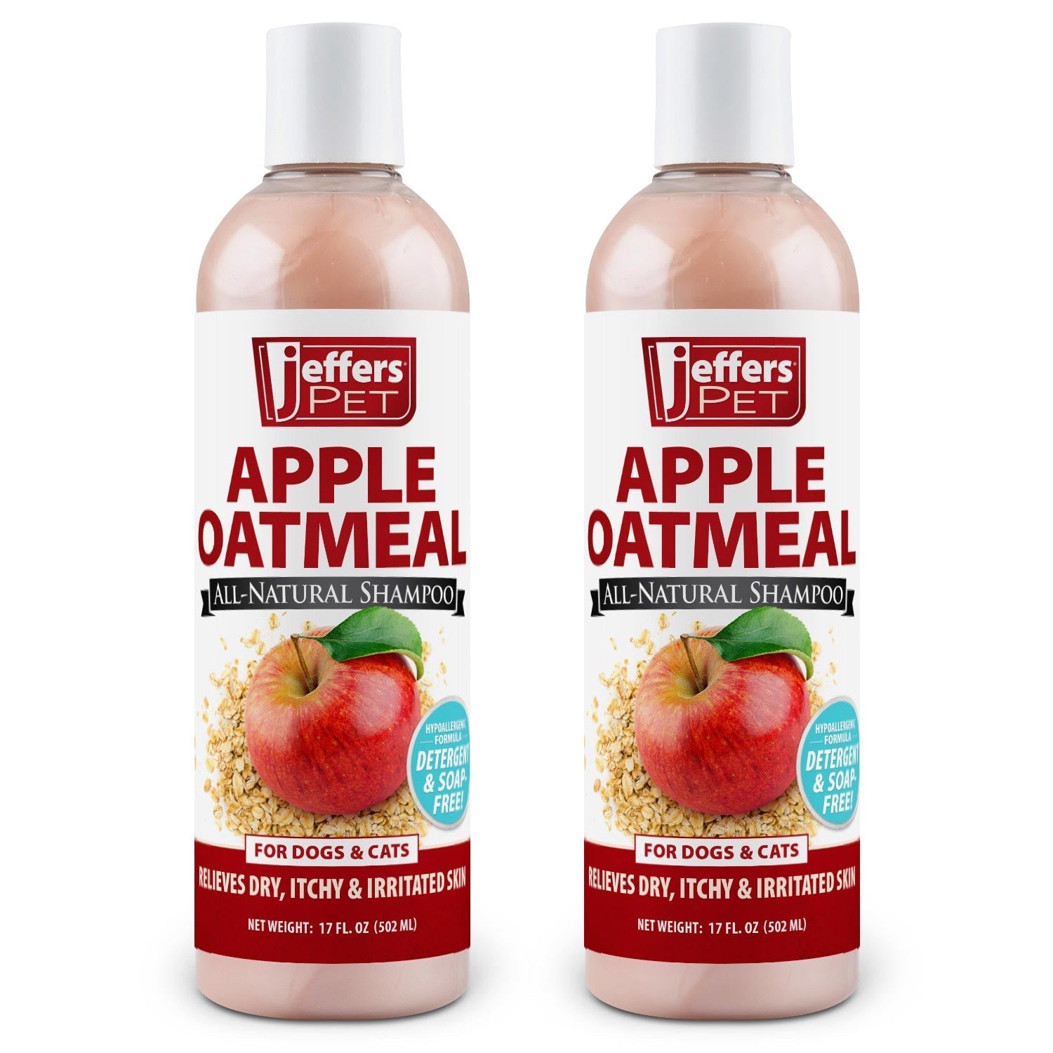 Apple Oatmeal Hypoallergenic Dry Skin Shampoo for Dogs & Cats