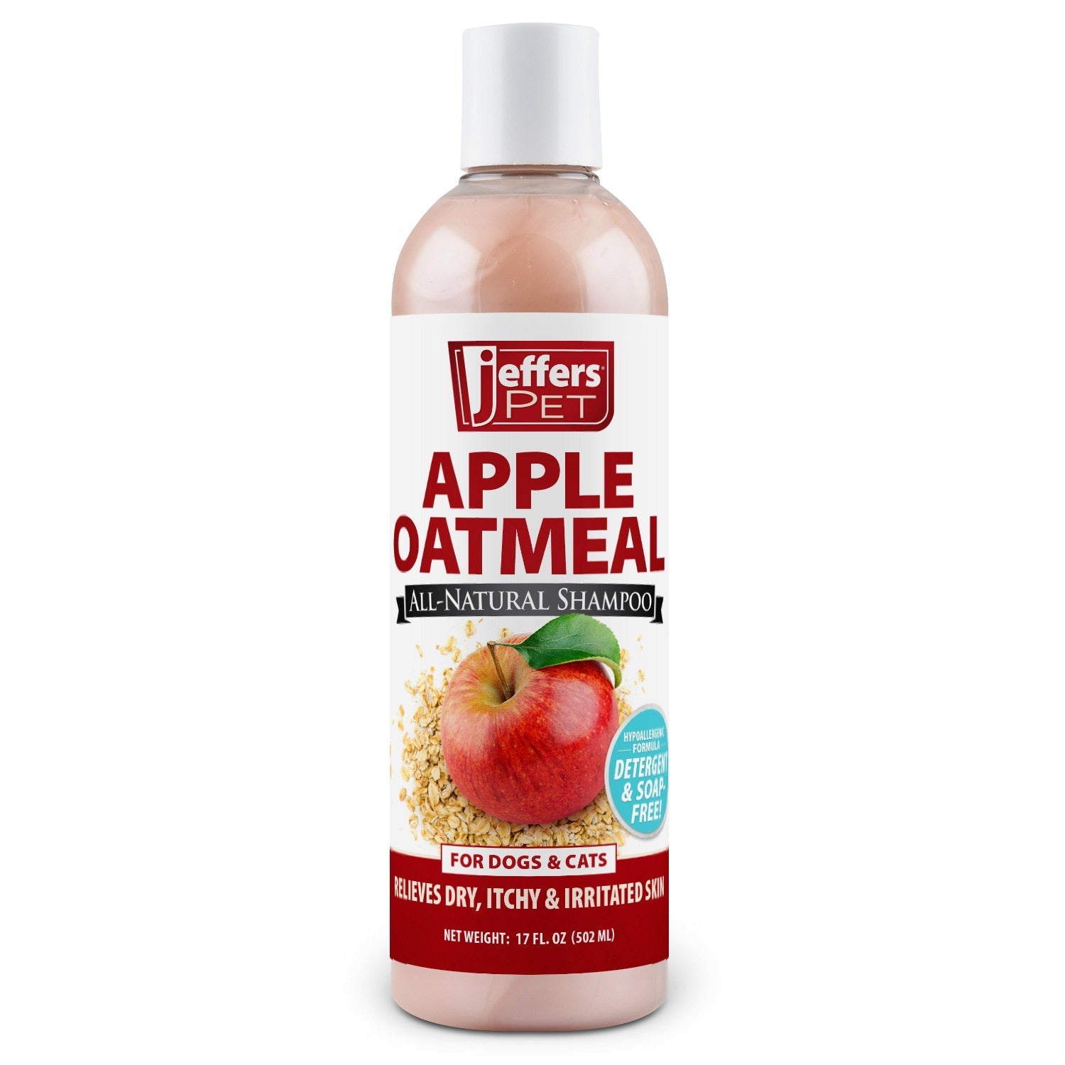 Apple Oatmeal Hypoallergenic Dry Skin Shampoo for Dogs & Cats