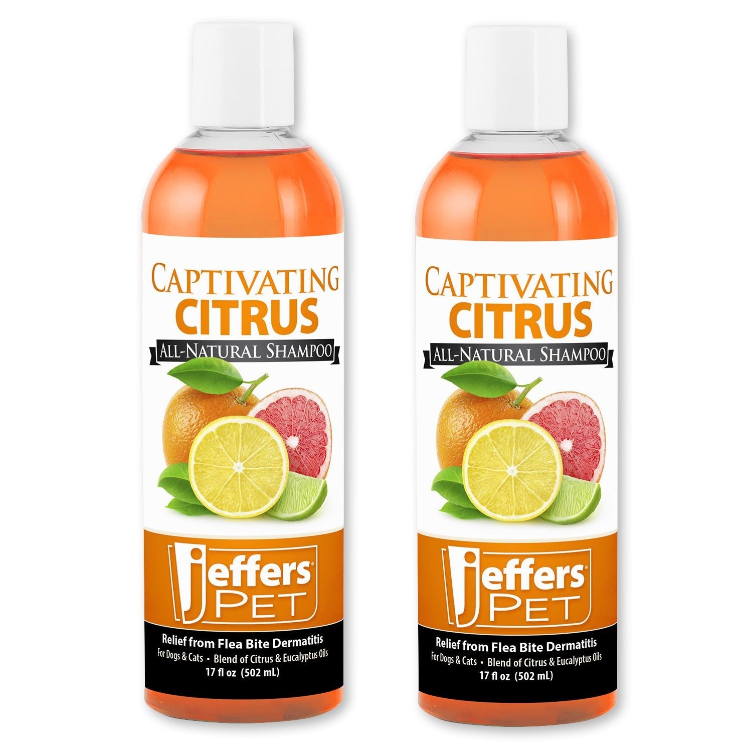 Captivating Citrus Flea Bite Relief Shampoo for Dogs & Cats
