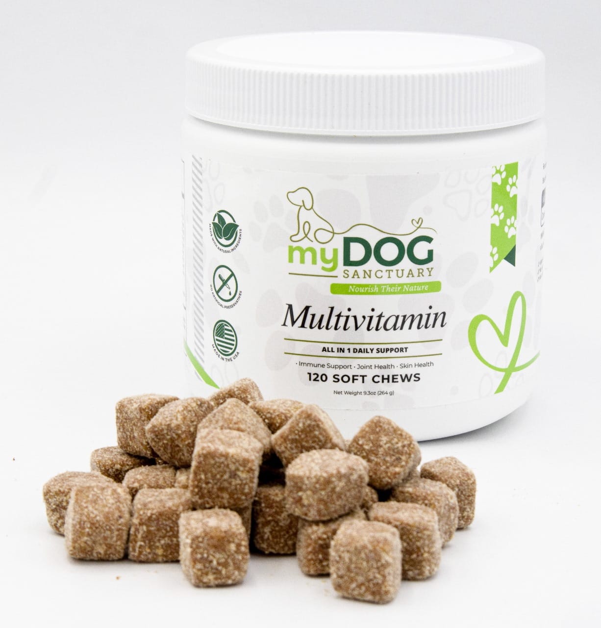 Sanctuary Strength Daily Multivitamin Chews – Dog Supplements | Doggo Dream Shop