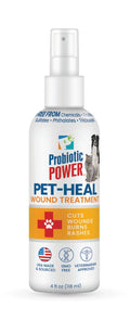 Pet-Heal Probiotic Wound Treatment Spray for Dogs & Cats, 4 oz
