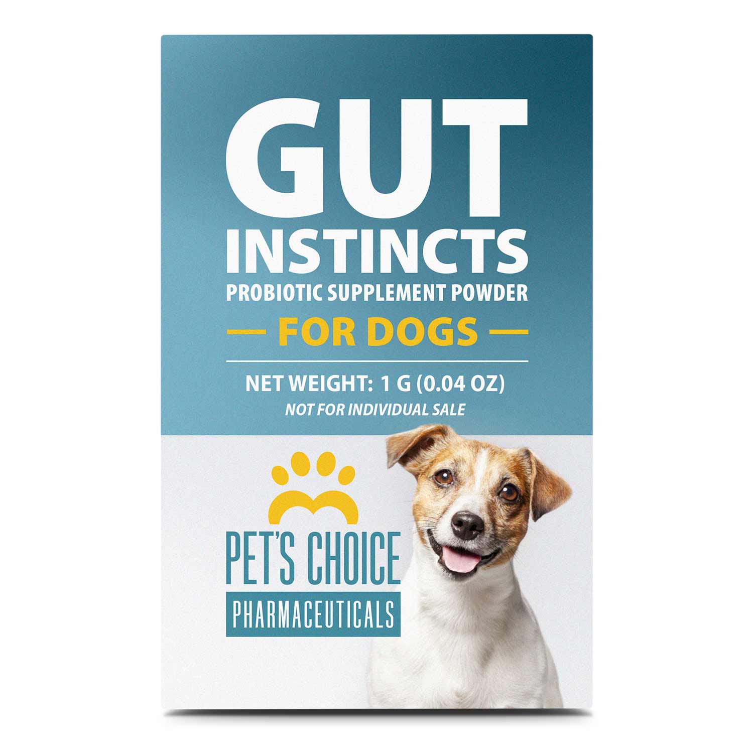 Pet's Choice Gut Instincts Probiotic Powder Packets for Dogs – 4-Strain Daily Digestive & Immune Support, 30 ct