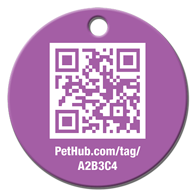 PetHub QR Pet ID Tag – Classic Aluminum – Digital Pet ID Tag | Doggo Dream Shop