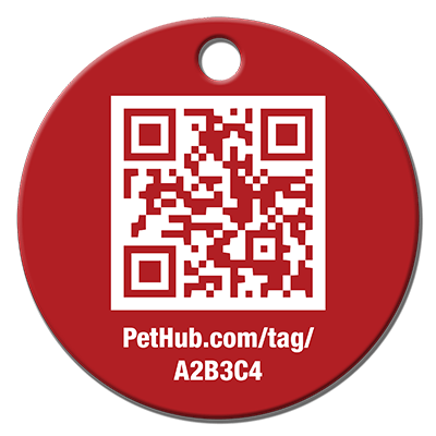 PetHub QR Pet ID Tag – Classic Aluminum – Digital Pet ID Tag | Doggo Dream Shop