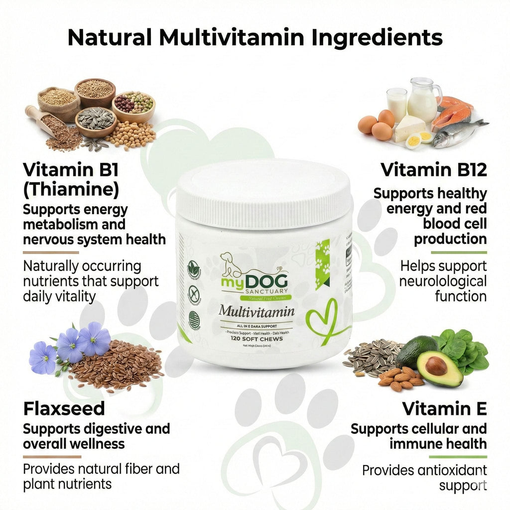 Sanctuary Strength Daily Multivitamin Chews – Dog Supplements | Doggo Dream Shop