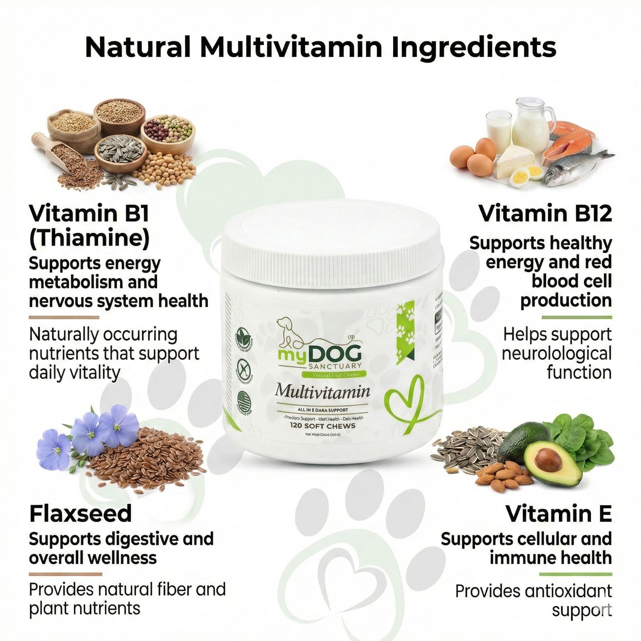 Sanctuary Strength Daily Multivitamin Chews – Dog Supplements | Doggo Dream Shop