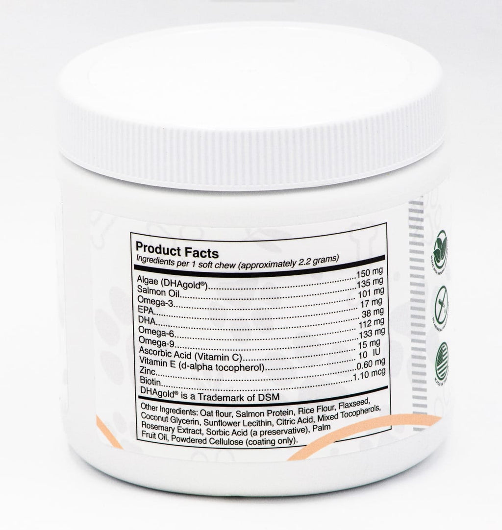 Radiant Refuge Skin & Coat Chews – Dog Supplements | Doggo Dream Shop