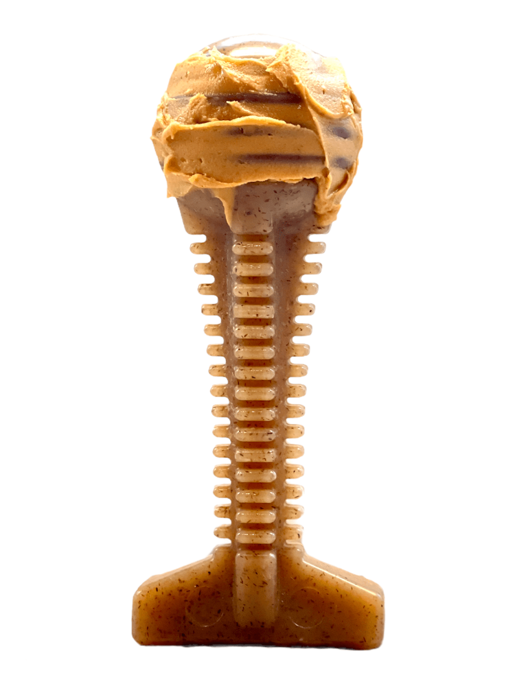 Honey Bone Dental Tower Nylon Dog Chew Toy for Aggressive Chewers | USA Made