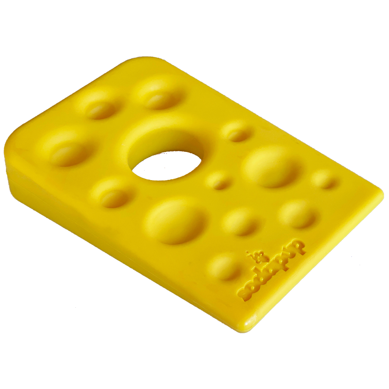Swiss Cheese Wedge Nylon Dog Chew Toy for Aggressive Chewers | USA Made