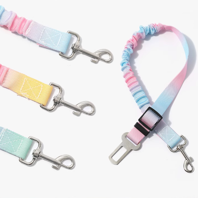 Adjustable Pet Car Seat Belt – Elastic Safety Belt for Dogs | Milou & Lumi