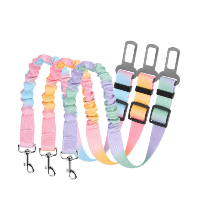 Adjustable Pet Car Seat Belt – Elastic Safety Belt for Dogs | Milou & Lumi