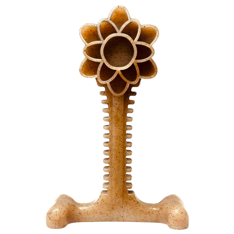 Honey Bone Dental Flower Tower XL Nylon Dog Chew Toy | USA Made