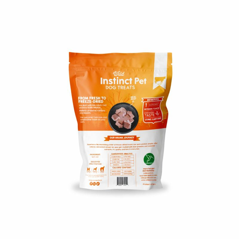 Freeze-Dried Beef Liver Dog Treats | Wild Instinct Pet