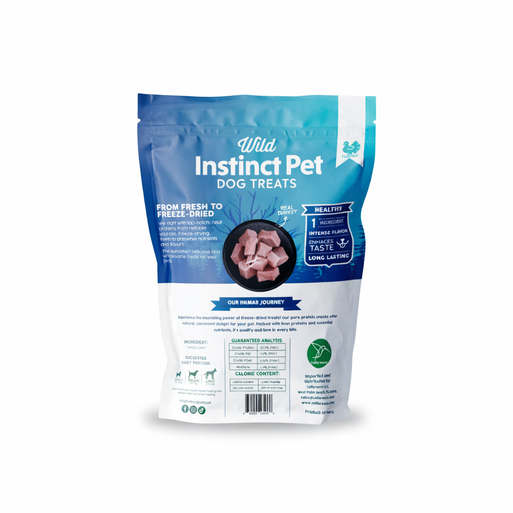 Freeze-Dried Turkey Liver Dog Treats | Wild Instinct Pet